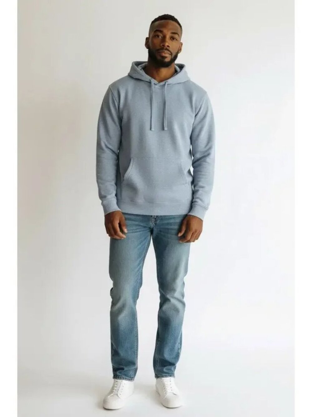 Faherty Slub Sunwashed Blue Hoodie NWT Sz. Lrg